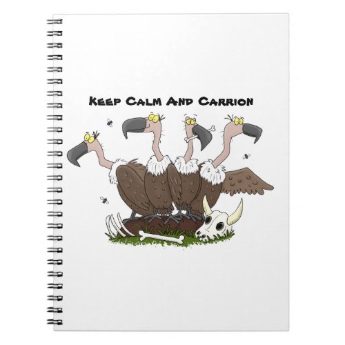 Funny vultures humour cartoon  notebook