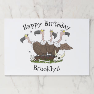 Funny vultures humour cartoon paper pad