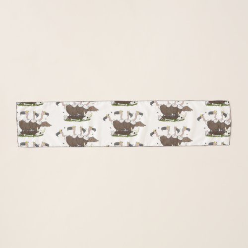 Funny vultures humour cartoon scarf
