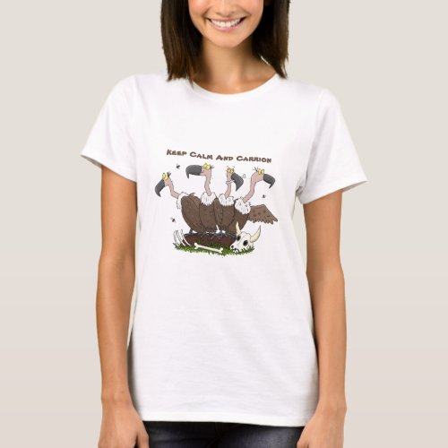 Funny vultures humour cartoon  T_Shirt