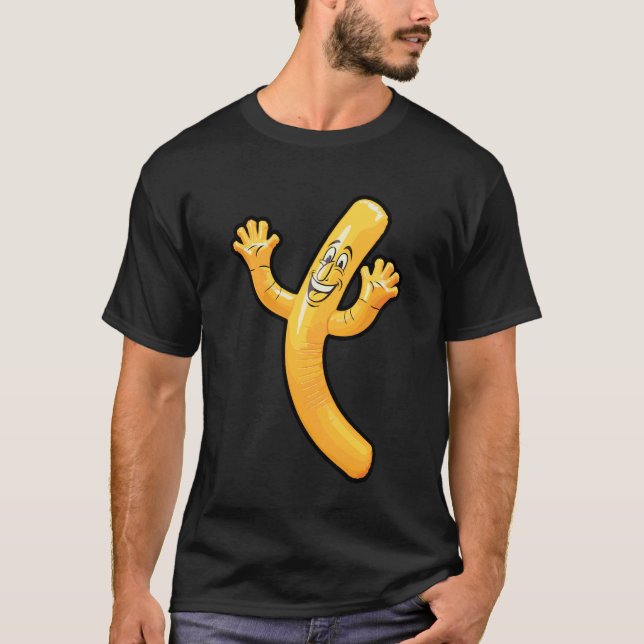 Funny Wacky Tube Man Character T-Shirt (Front)