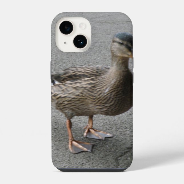 Funny Waddling Duck Iphone Case (Back)