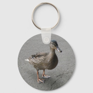 Funny Waddling Duck Keychain