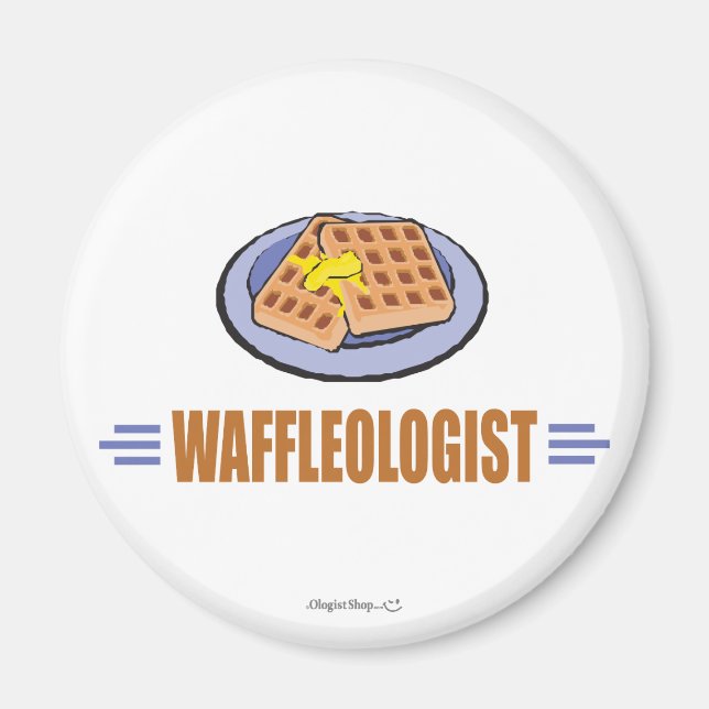 Funny Waffle Magnet (Front)