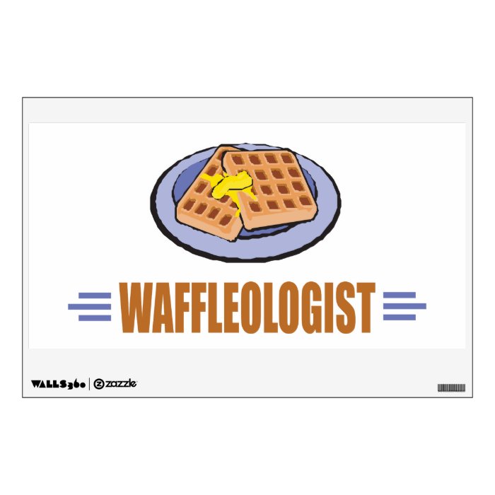Funny Waffles Wall Decals