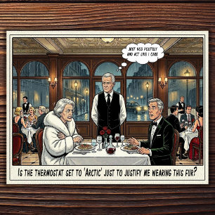 Funny Waitress Life Restaurant Humor Postcard