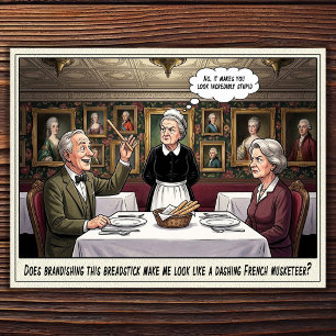Funny Waitress Life Restaurant Humor Postcard