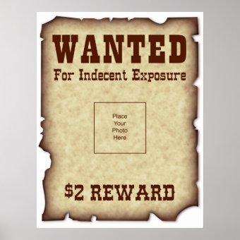 Funny Wanted Poster | Zazzle