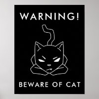 Funny Angry Cat Meme | Poster