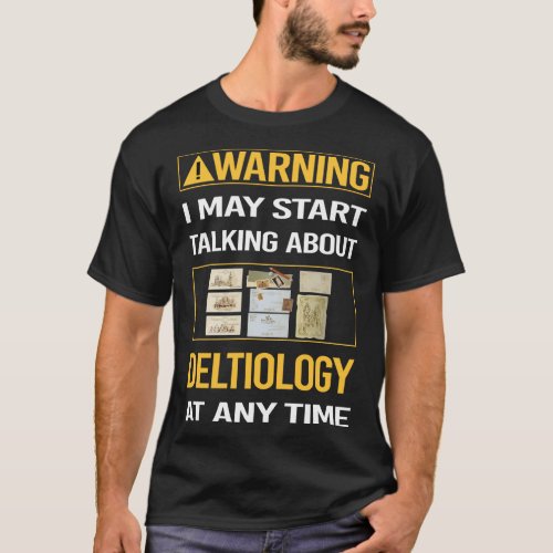 Funny Warning Deltiology Postcard Postcards T_Shirt