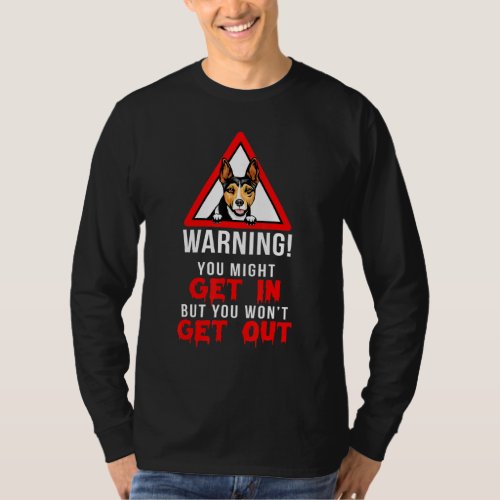 Funny Warning Rat Terrier Dog Lover Owner T_Shirt