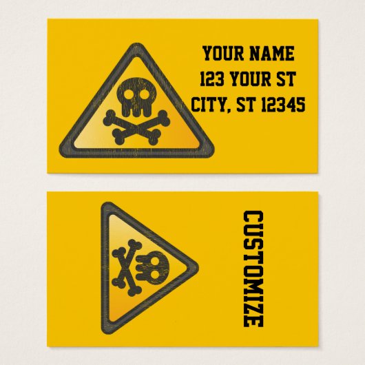 Funny Warning Sign Thunder_Cove (Front & Back)