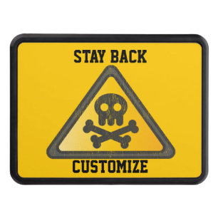 Funny Warning SignThunder_Cove Hitch Cover