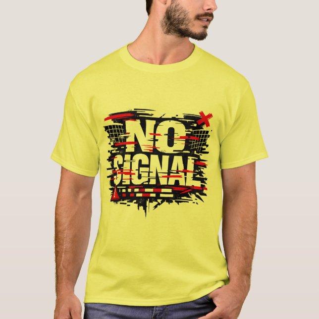 Funny Warning T-Shirt – “Does Not Signal As If It  (Front)