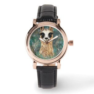 Funny Watch with Curious Llama