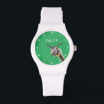 Funny Watch with Playful Ostrich - Smile<br><div class="desc">Happy Ostrich Watches - Smile - or Choose / add your favorite colors / text !</div>