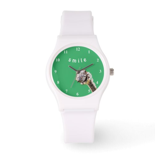 Funny Watch with Playful Ostrich _ Smile
