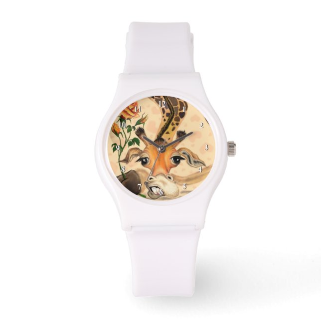 Funny Watch with Romantic Giraffe - Gentleman (Front)