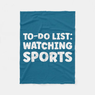 Funny Watching Srts Lover Quotes Srts Online Fleece Blanket