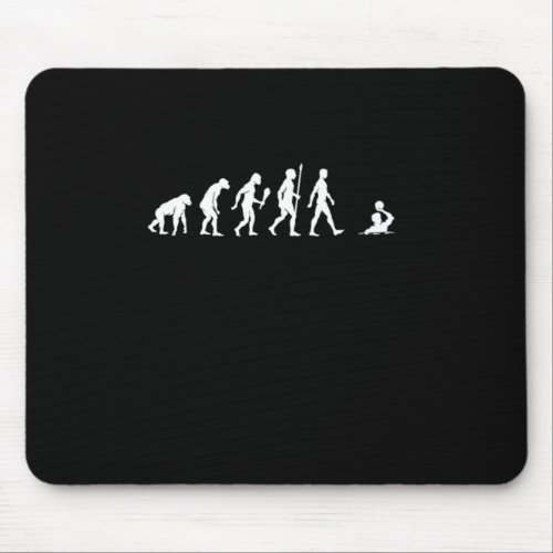 Funny Water Polo Evolution Water Polo Player Gift Mouse Pad