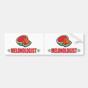 Funny Watermelon Bumper Sticker