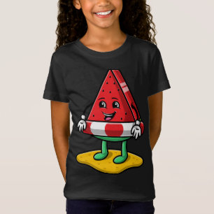 Funny Watermelon Floater Trendy Fruit Lover Summer T-Shirt