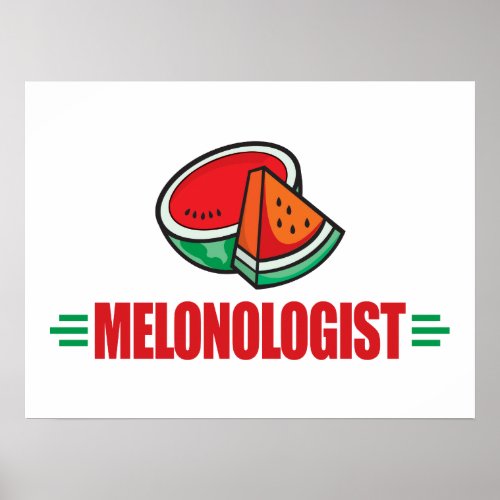 Funny Watermelon Poster