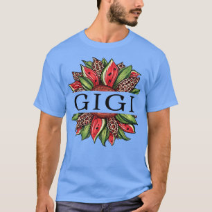 Funny Watermelon Sunflower Gigi National Watermelo T-Shirt