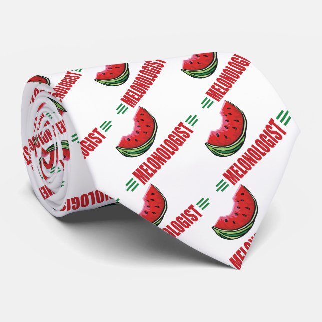 Funny Watermelon Tie (Rolled)