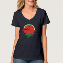 Funny Watermelon Tropical Fruit Lovers Summer Vaca T-Shirt