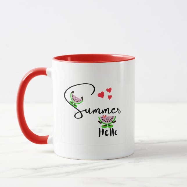 Funny watermelons mug (Left)