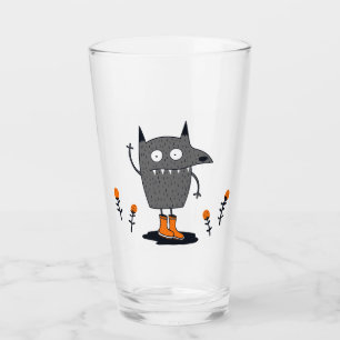 Funny Waving Monster Glass