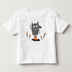 Funny Waving Monster Toddler T-shirt
