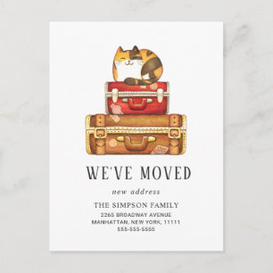 Funny We have Moved Moving Announcement Postcard