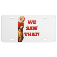 Funny “We Saw That” Santa and Jesus Design