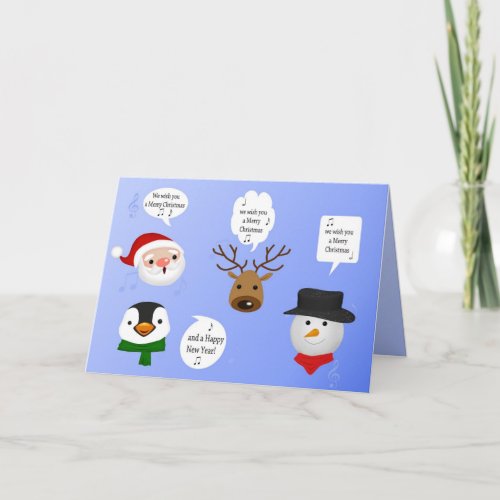 Funny We Wish You a Merry Christmas Holiday Card