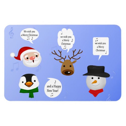 Funny We Wish You a Merry Christmas Magnet