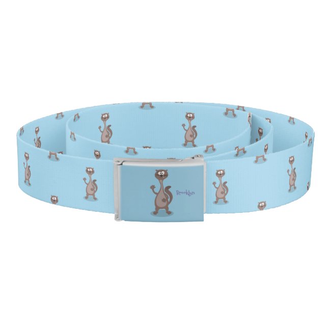 Funny weasel cartoon illustration belt (Coil)
