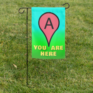 Funny Weatherproof Personalized Garden Flag