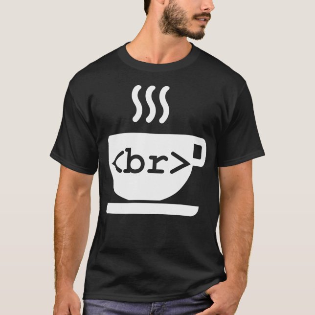 Funny Web Developer Coffee Break Coding  T-Shirt (Front)
