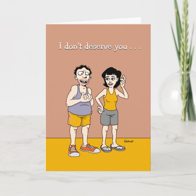 Funny Wedding Anniversary Card (Front)