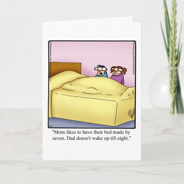 Funny Wedding Anniversary Card (Front)
