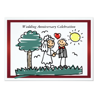 Funny Wedding Anniversary Invitation