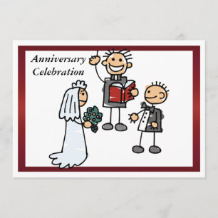 Funny Wedding Anniversary Invitation