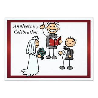 Funny Wedding Anniversary Invitation
