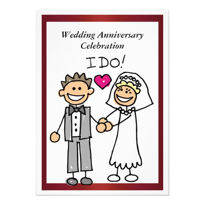 Funny Wedding Anniversary Invitation