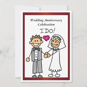 Funny Wedding Anniversary Invitation