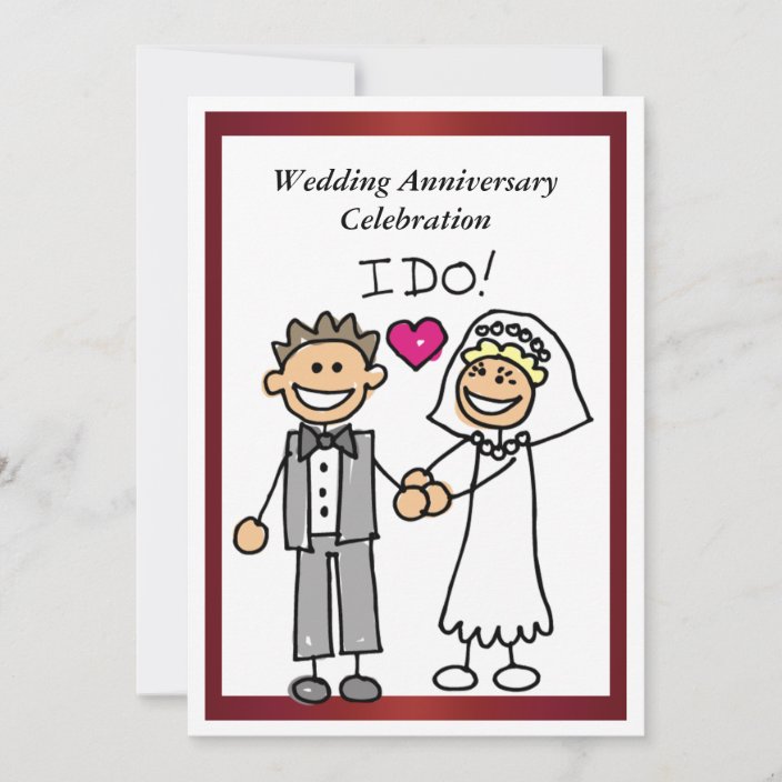 Funny Wedding Anniversary Invitation