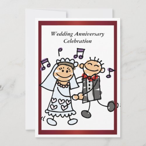 Funny Wedding Anniversary Invitation