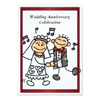 Funny Wedding Anniversary Invitation